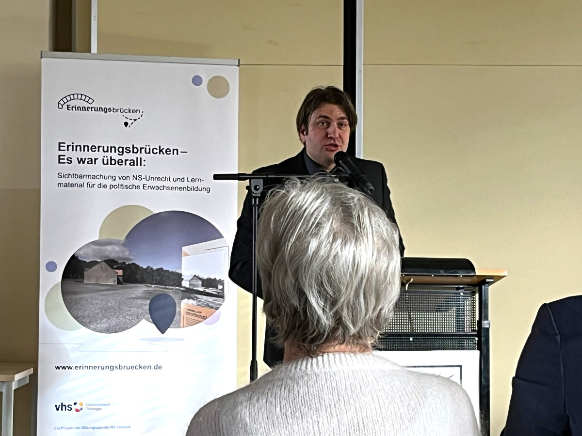 Gedenkstätteneröffnung in Sömmerda Gedenkstätteneröffnung in Sömmerda